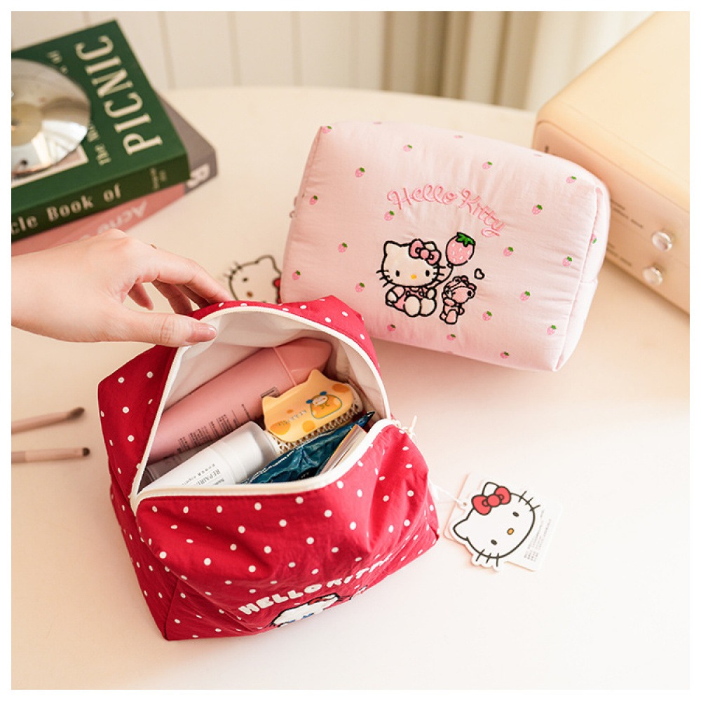 Strawberry Milk Cartoon Hello  - Skincare D'Alba ulasan dan harga