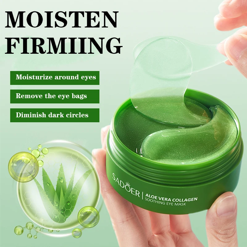 60pcs Aloe Vera Collagen Eye M - Skincare D'Alba ulasan dan harga