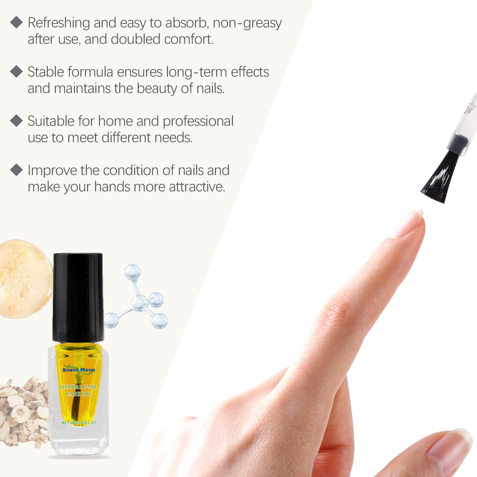 South Moon Herbal Nail Oil Sof - Skincare Herbal ulasan dan harga