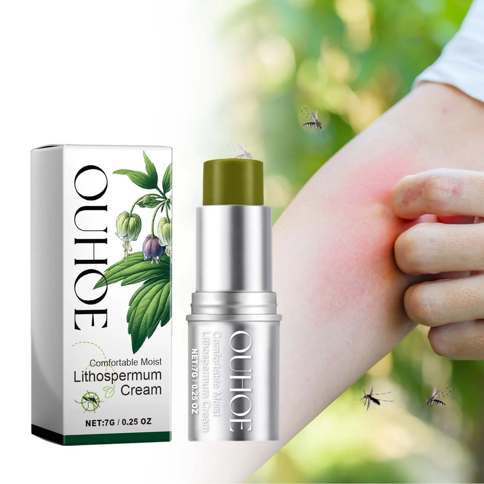 OUHOE Purple Grass Herbal Mosq - Skincare Herbal ulasan dan harga