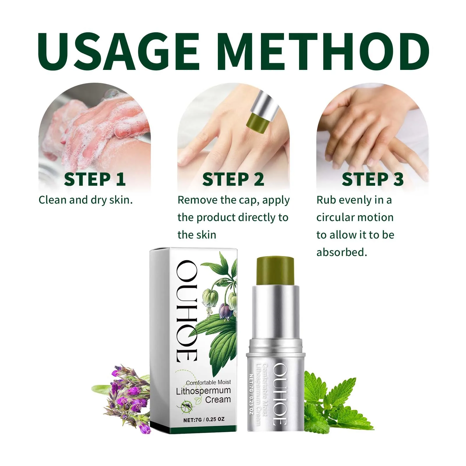 OUHOE Purple Grass Herbal Mosq - Skincare Herbal ulasan dan harga