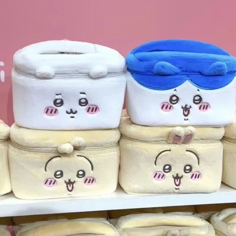 Chiikawa Plush Makeup Bag Larg - Skincare D'Alba ulasan dan harga