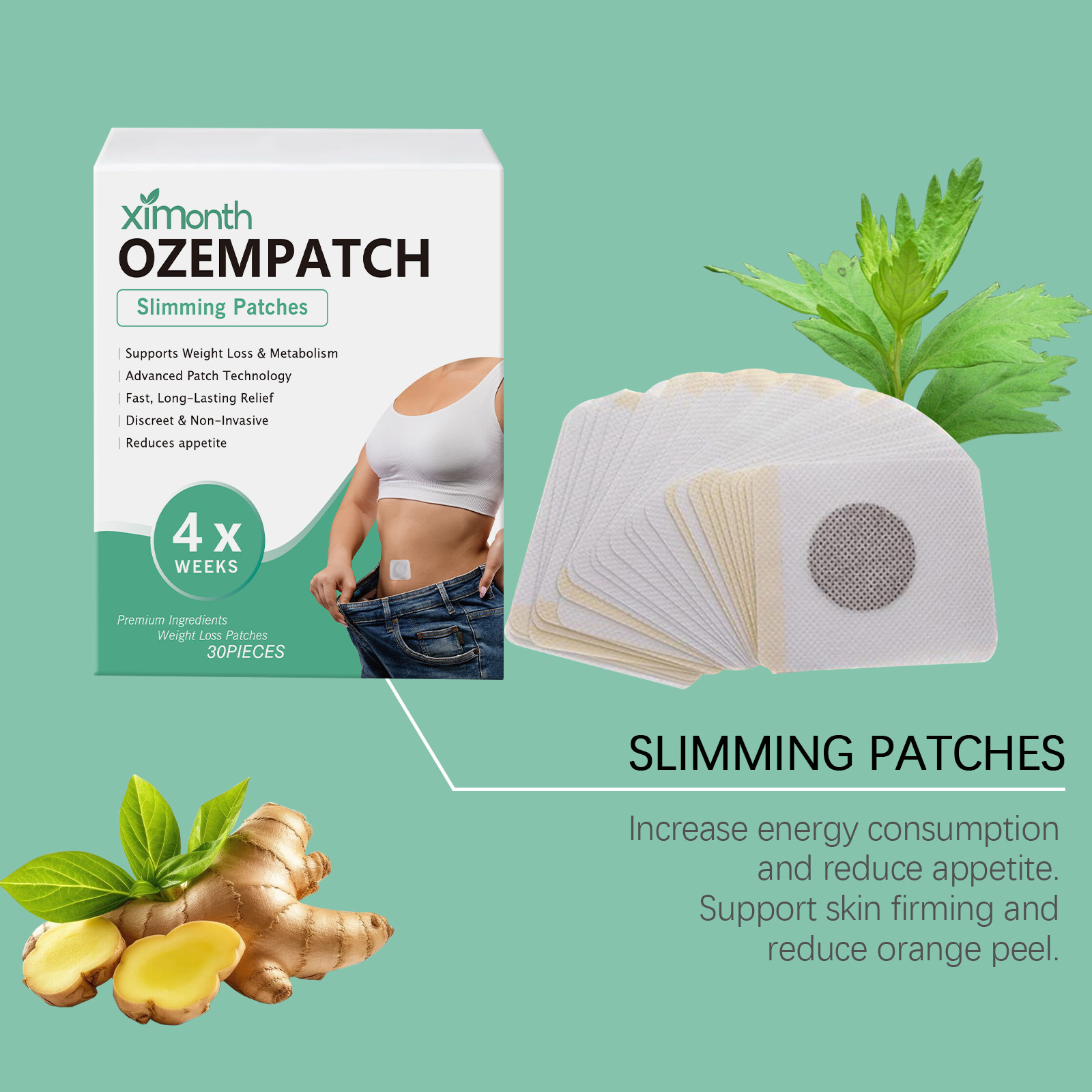 Ximonth Body Shaping Patches I - Skincare Herbal ulasan dan harga